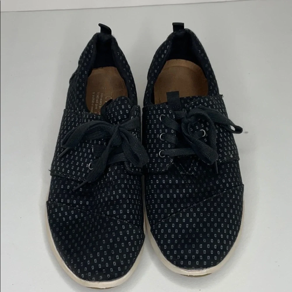 TOMS Women's Del Rey Sneakers black sz‎ 8